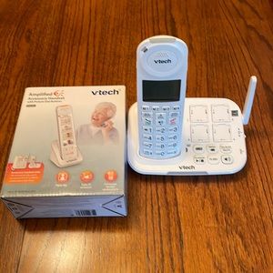 Vtech cordless senior phone set
